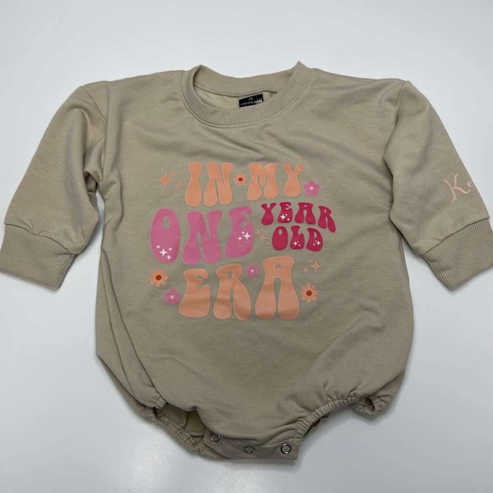 “In My One Year Old Era” Romper